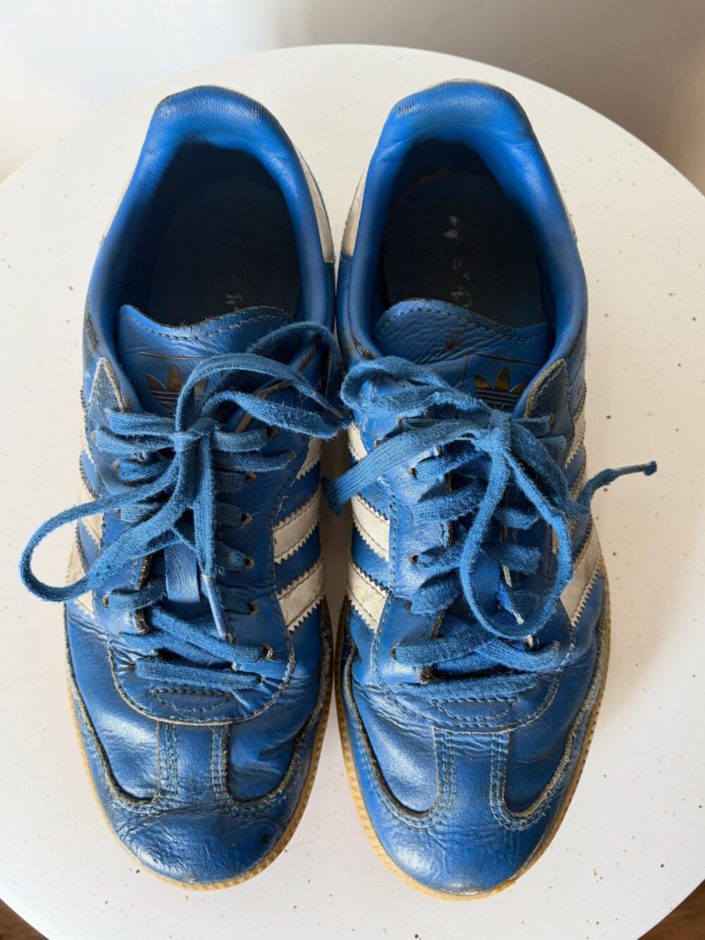 Kids Adidas Samba OG Sneakers Blue/White size Big Kids 5.5